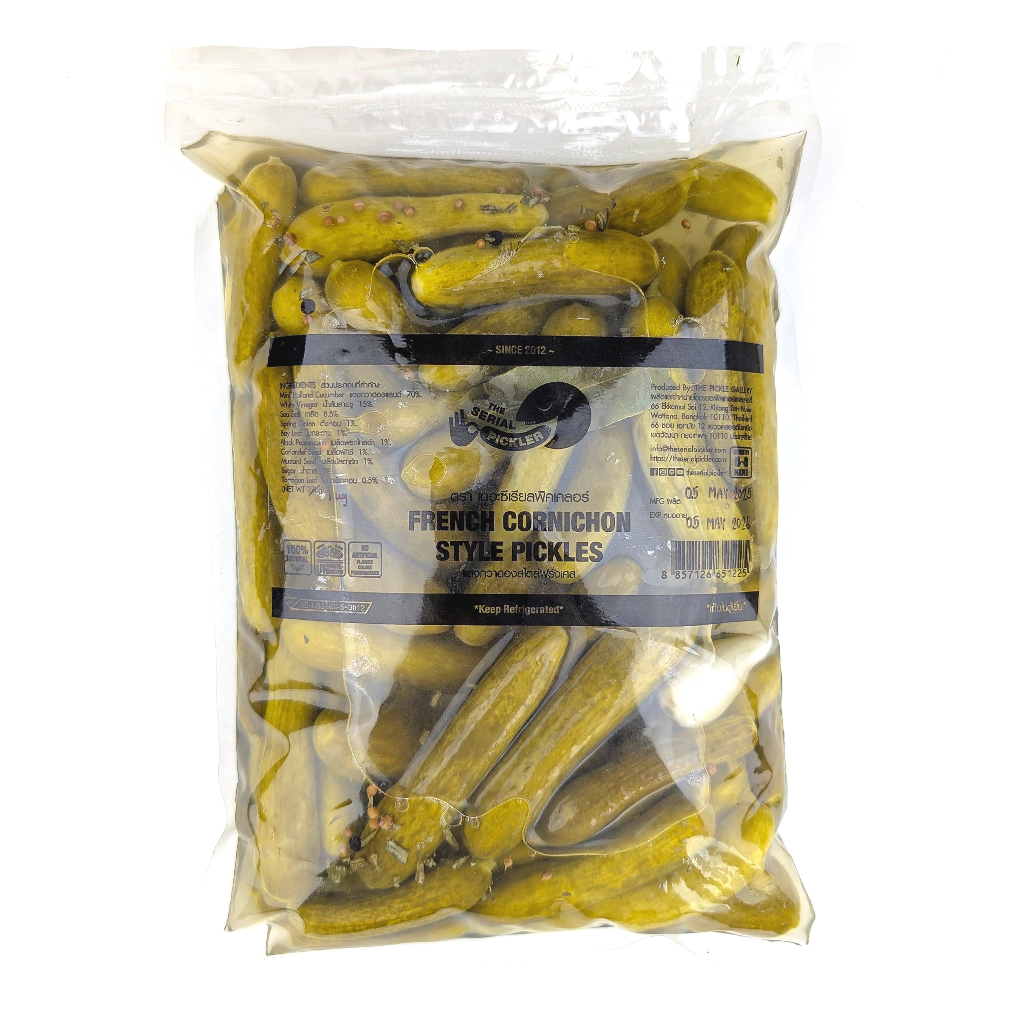 French Cornichon Style Pickles