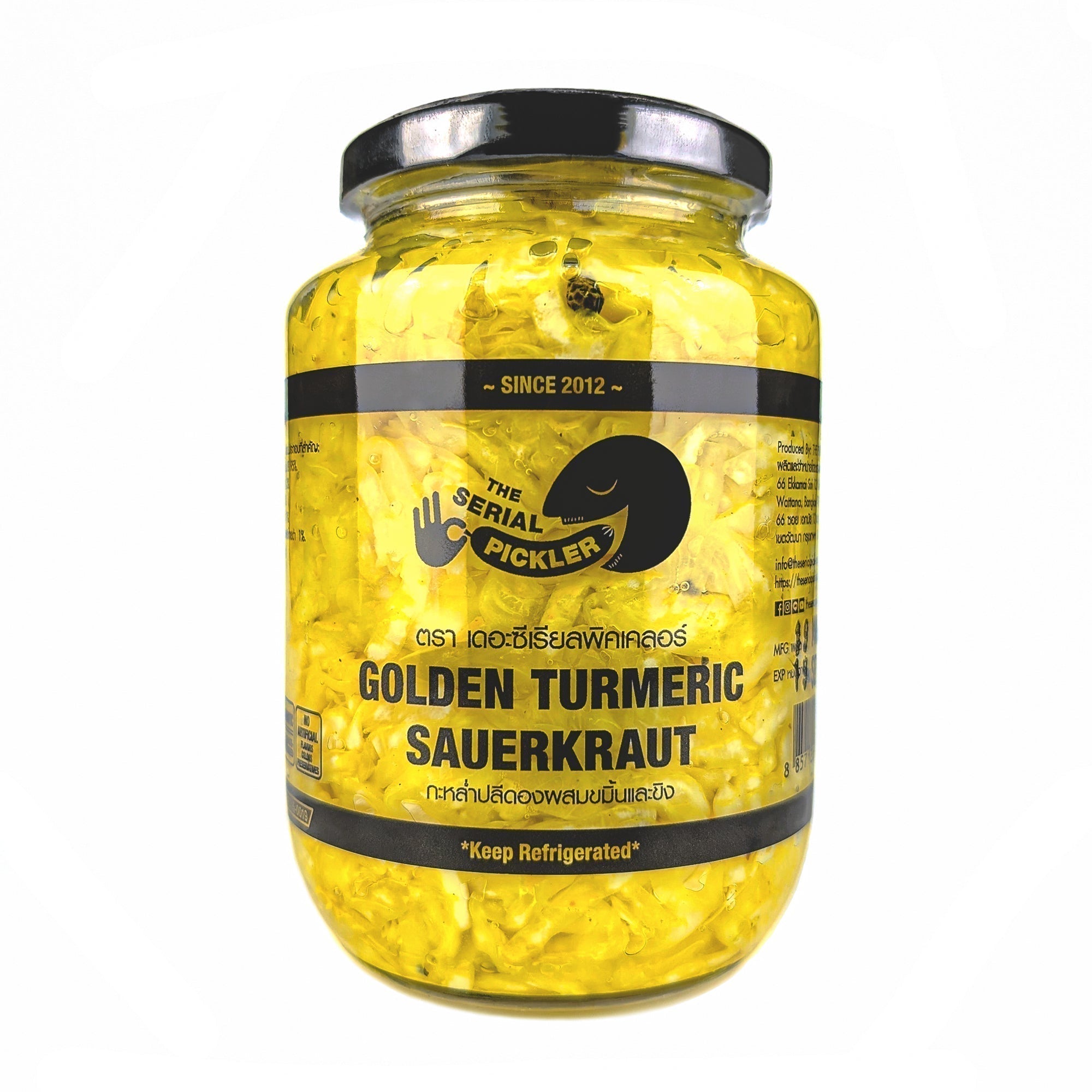 Golden Turmeric Sauerkraut