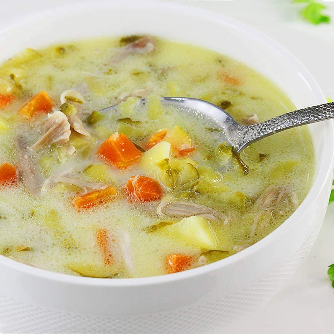 Polish Dill Pickle Soup (Zupa Ogórkowa)